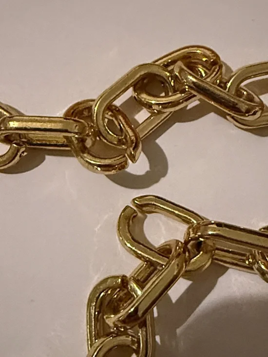 Allie+Bess Joan Gold tone Chain Link Necklace and Bracelet Set (2nd listing) - Picture 11 of 16